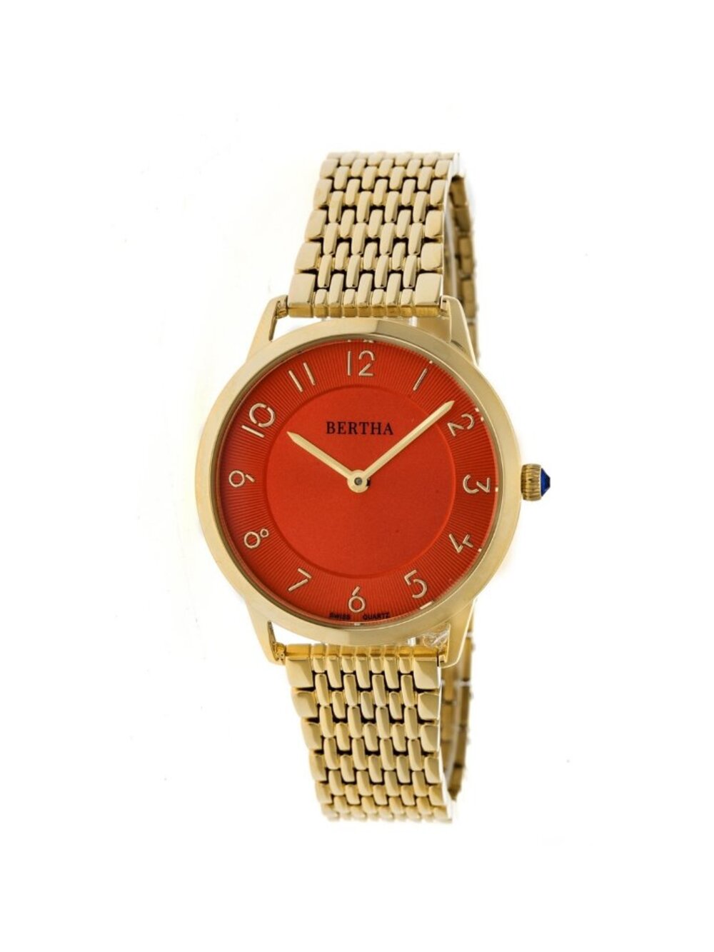 NWT Bertha Abby Rred Dial Ladies Watch
